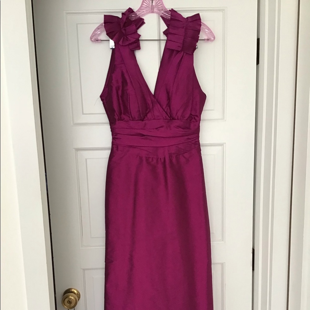 Bridesmaid dress, in stunning magenta